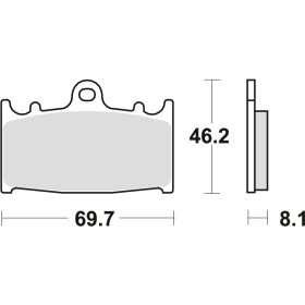 Első fékbetét (szinter) TRW